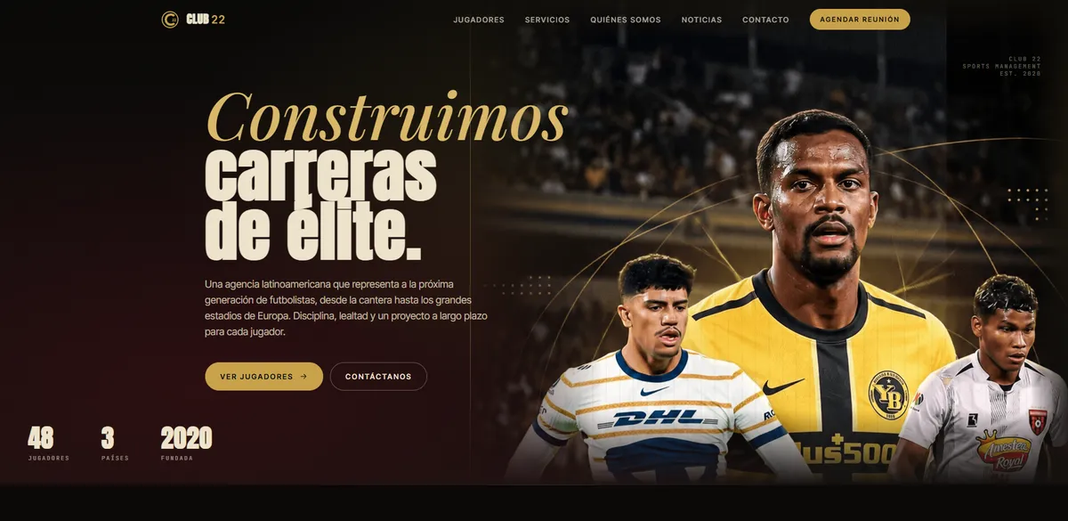 Club22 website