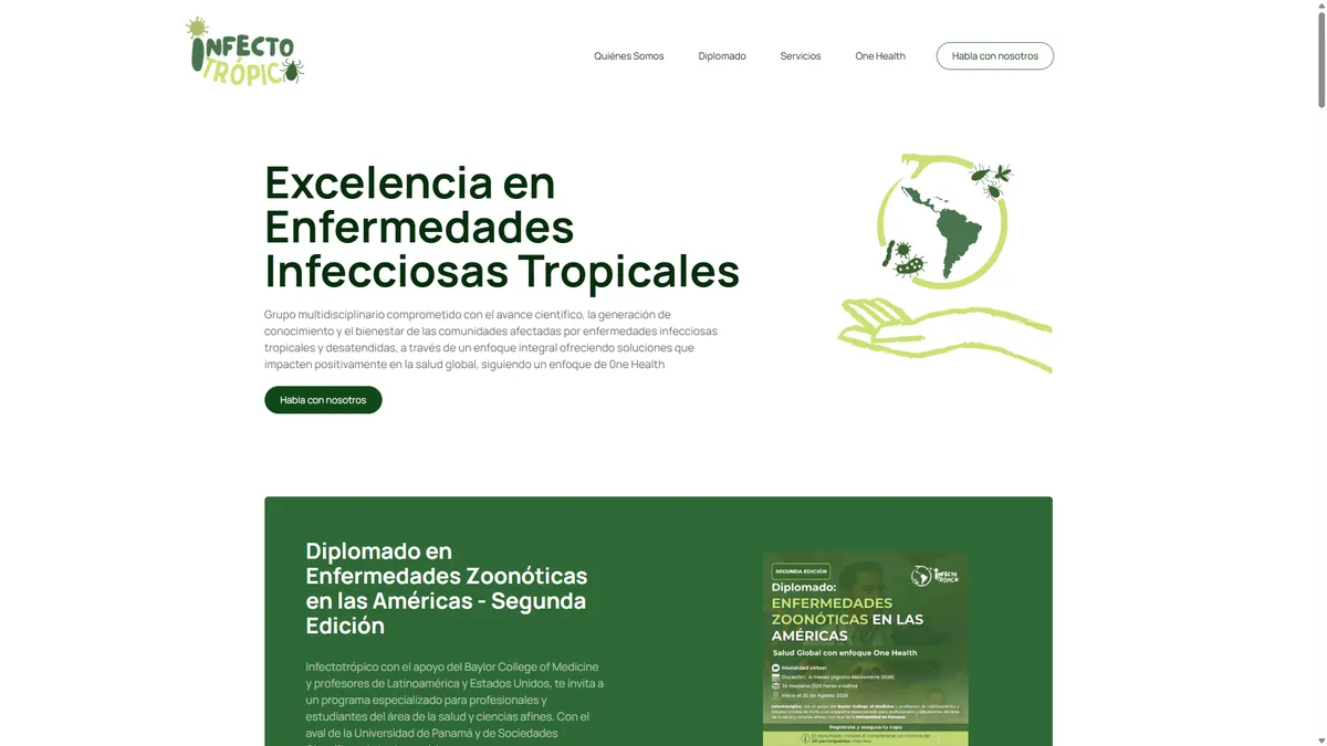 Infectotropico website